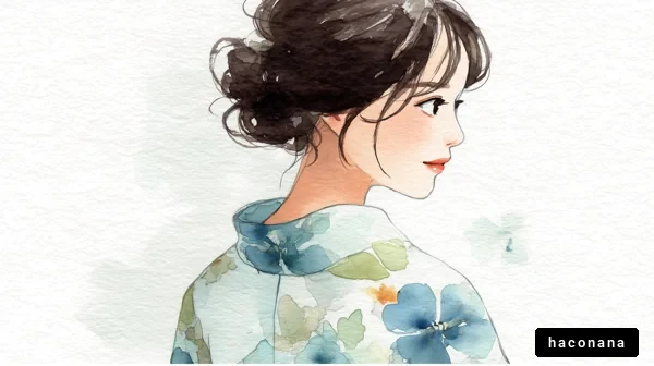美しい和風の女性イラスト