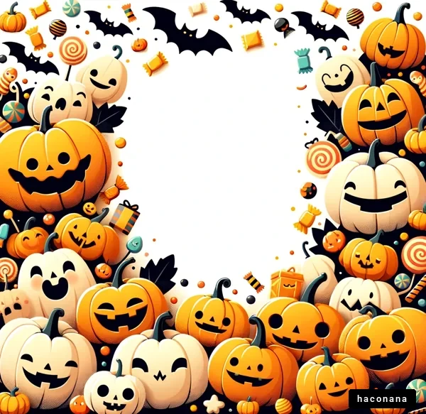 ハロウィンのかぼちゃとお菓子