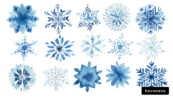 冬の美しい雪の結晶