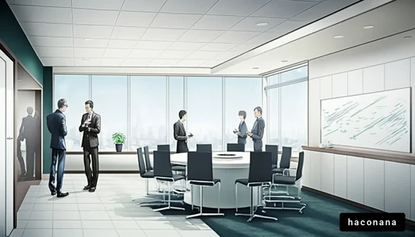 ビジネス会議の風景