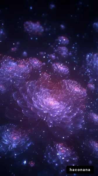 幻想的な花の宇宙