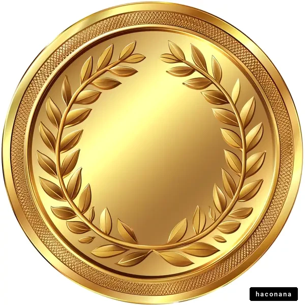 金のメダルの画像