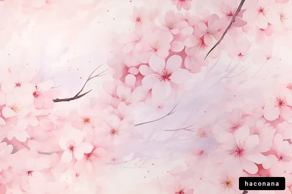 桜の花の美しい景色