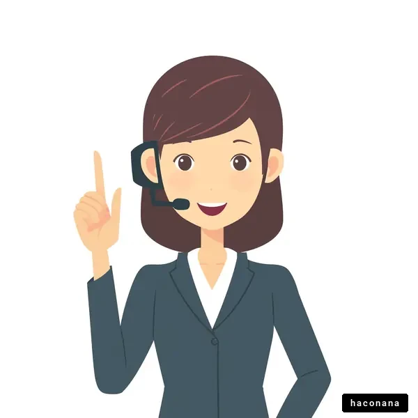 カスタマーサポートの女性