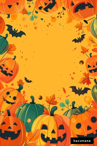 ハロウィンの楽しいデザイン