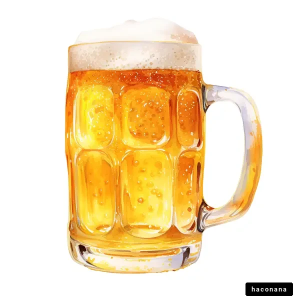 生ビールのイラスト