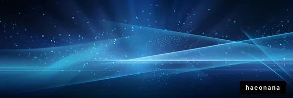 青と光の抽象背景