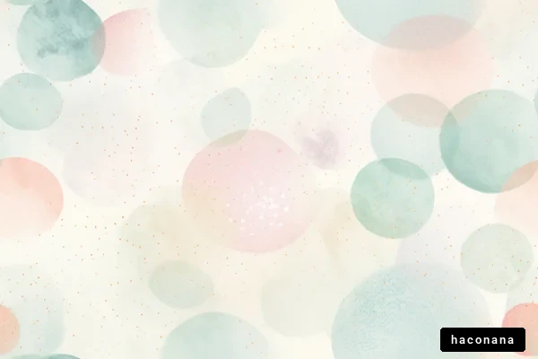淡い色合いの円ハーモニー