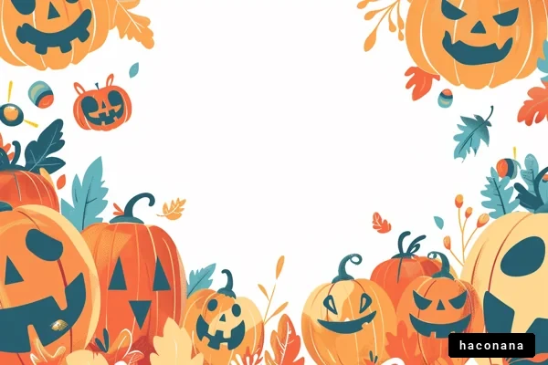 ハロウィンの楽しさ溢れるデザイン