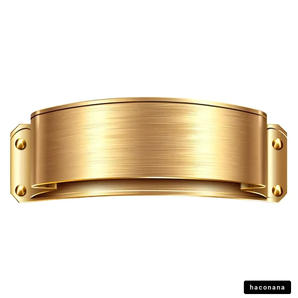 金色のエレガントなバナー