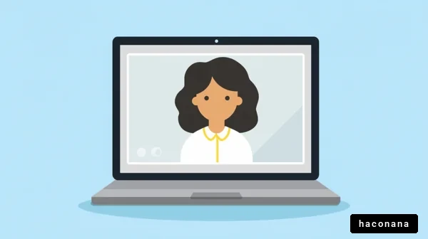 オンライン会議のイラスト