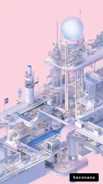 未来的な都市の風景