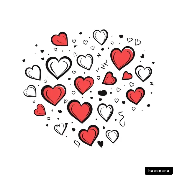 様々なハートのイラスト