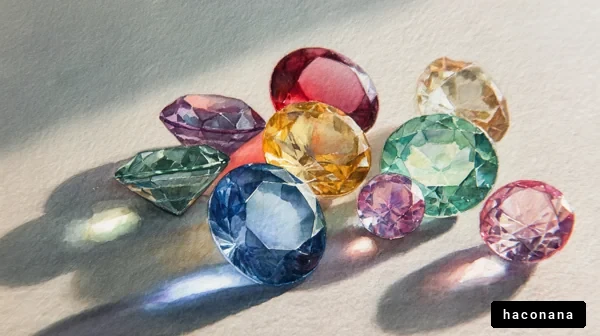 色とりどりの宝石