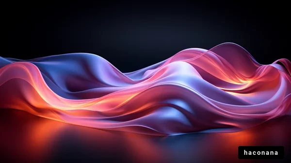 魅惑的な光の波