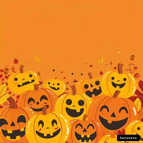 ハロウィンのかわいいかぼちゃ