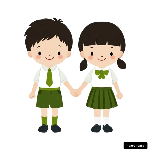 かわいい子供たちのイラスト