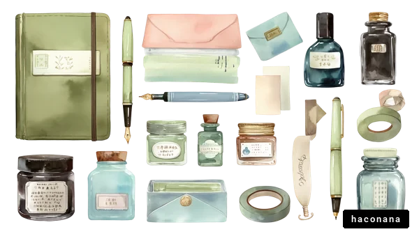 文房具と手紙の道具