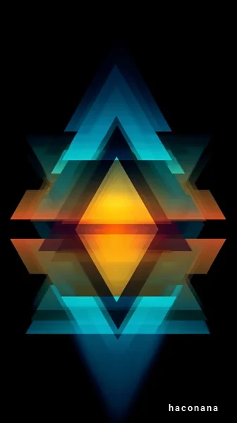 カラフルな幾何学模様