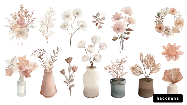 花と植物のデザイン集