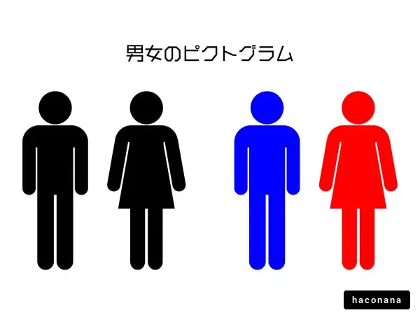 男女のシンボルピクトグラム