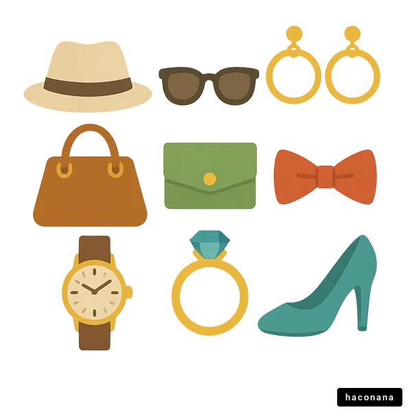 ファッションアイテムのコレクション