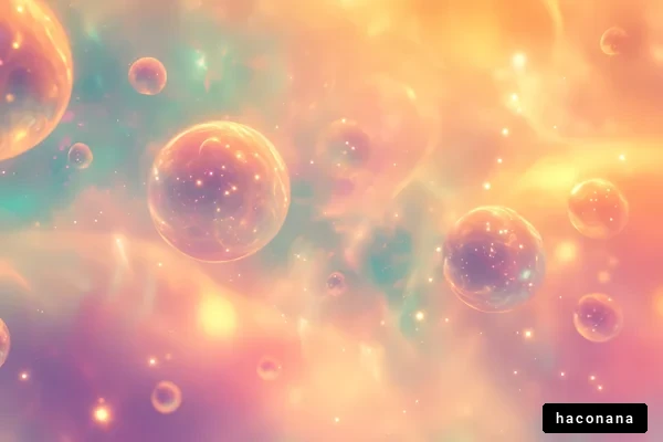 幻想的な宇宙空間のイメージ