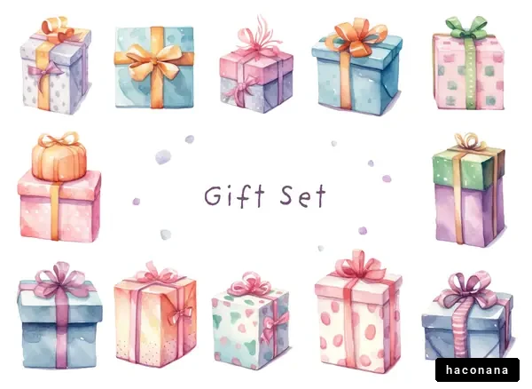 ギフトセットのイラスト