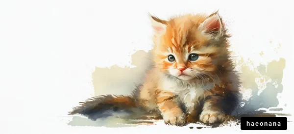 ふわふわの子猫