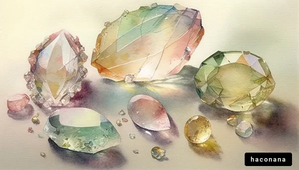 美しい水彩の宝石