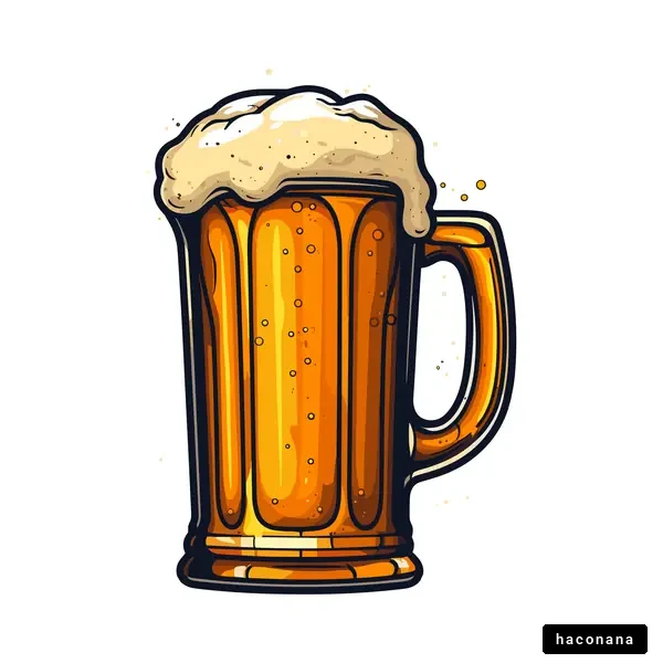 泡立つビールのジョッキ