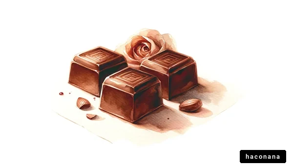 美味しいチョコレートのアート