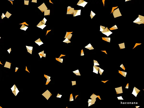 ゴールドの紙吹雪の背景