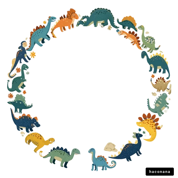 かわいい恐竜のイラスト