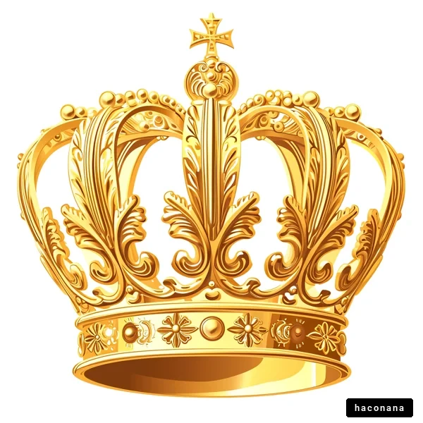 豪華な金の王冠