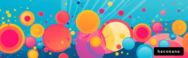 カラフルな抽象アート