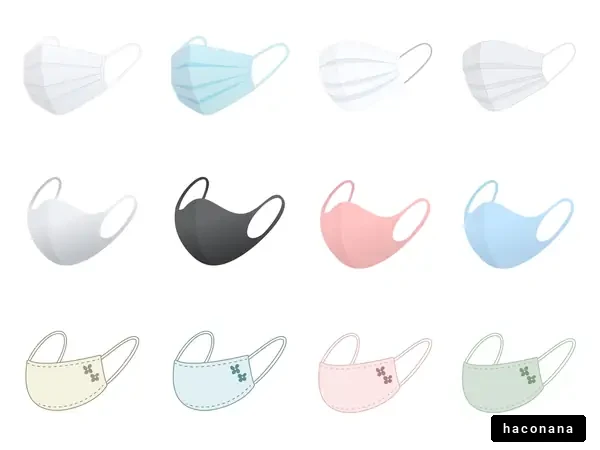 多様なマスクのデザイン