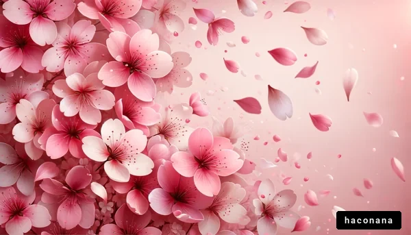 桜の花びらの美しさ