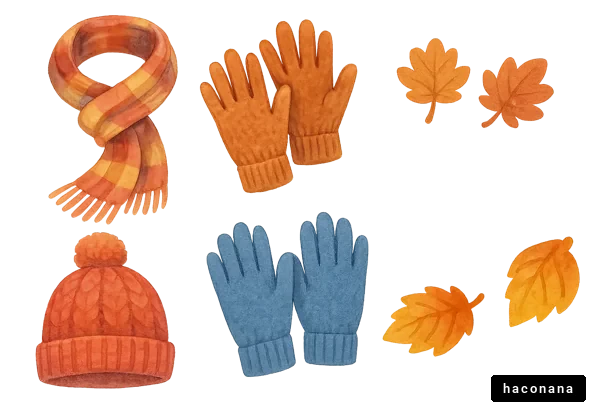 秋のファッションアイテム