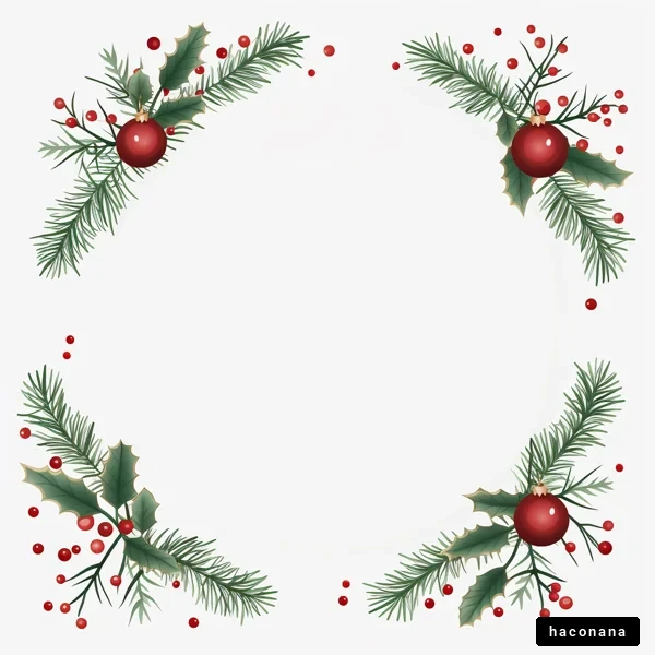 クリスマスのフレーム