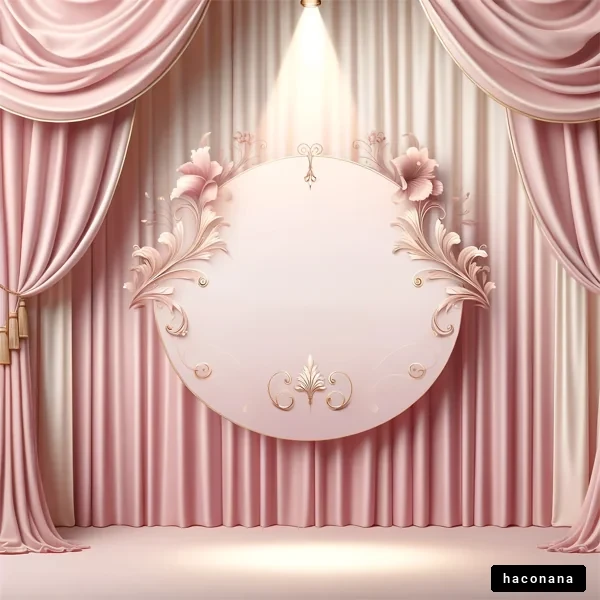 エレガントな舞台背景