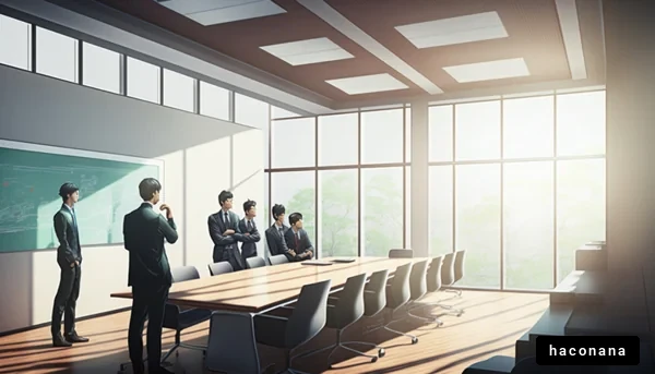 ビジネス会議の風景