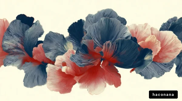 美しい抽象的な花のデザイン