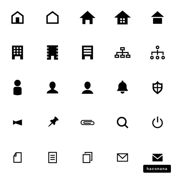 アイコンの集合