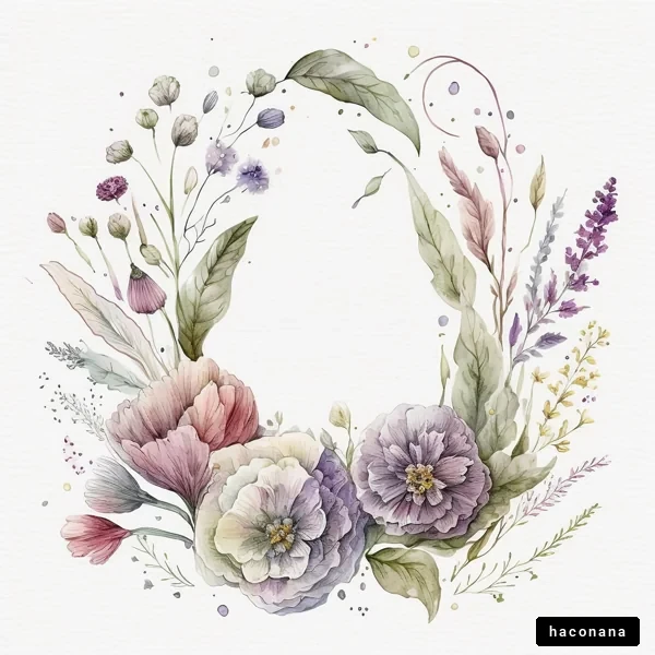 花の装飾アート