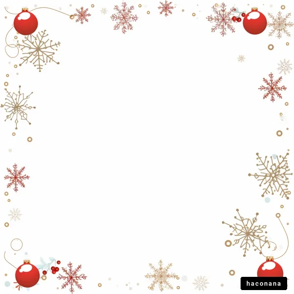 クリスマスのフレーム飾り