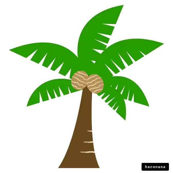 青々としたヤシの木