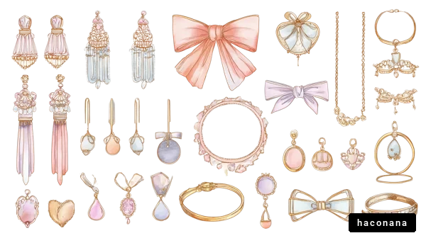華やかな装飾品たち