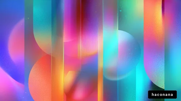 カラフルな抽象模様