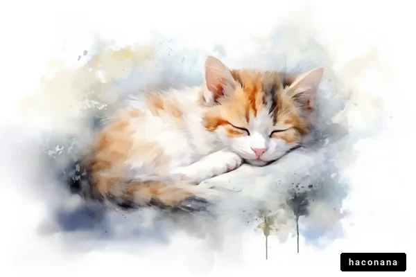 眠る子猫の可愛さ